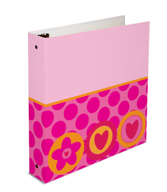 3-ring binder, personalized binder, 26x14 binder, loose leaf binder, kid's binder