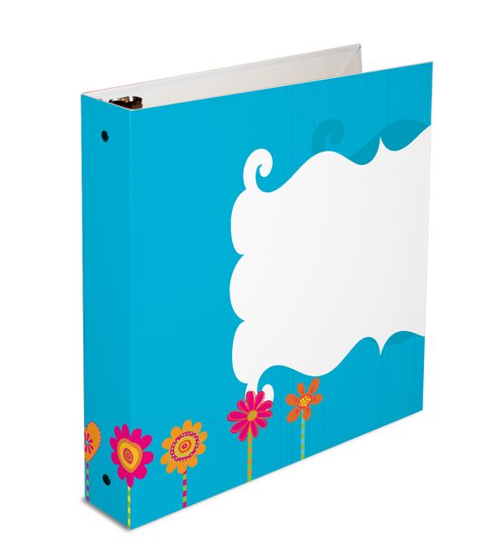 3-ring binder, personalized binder, 26x14 binder, loose leaf binder, kid's binder