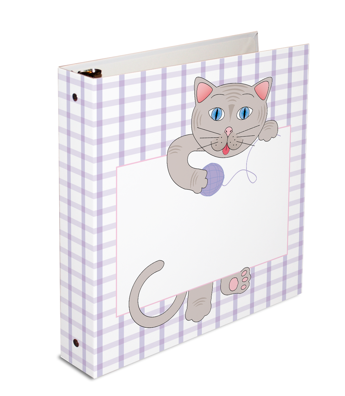 3-ring binder, personalized binder, 26x14 binder, loose leaf binder, kid's binder