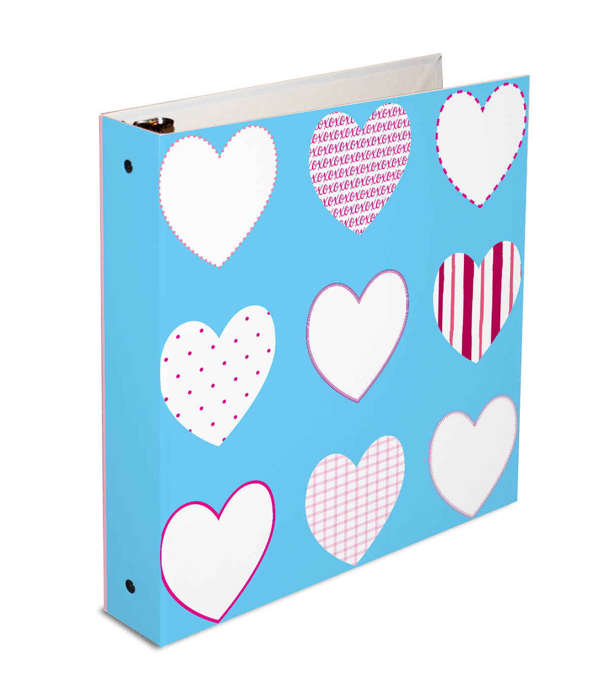 3-ring binder, personalized binder, 26x14 binder, loose leaf binder, kid's binder