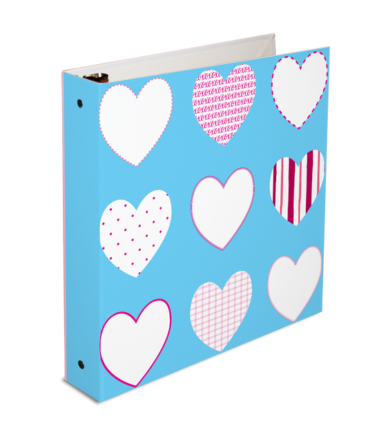 3-ring binder, personalized binder, 26x14 binder, loose leaf binder, kid's binder