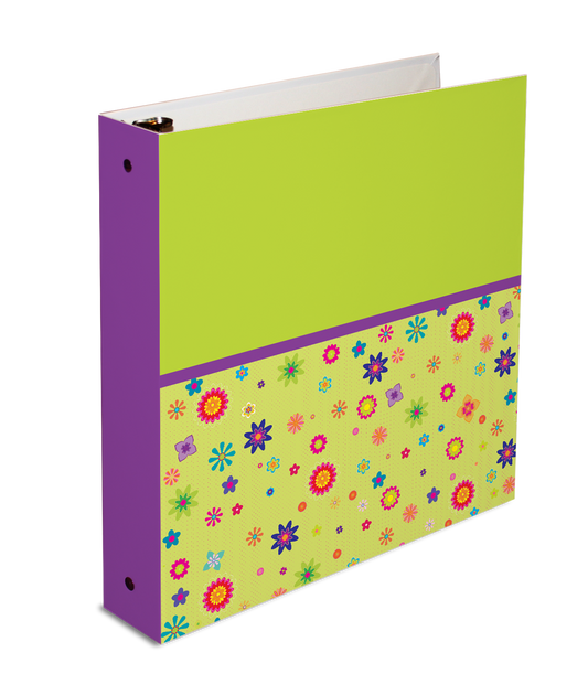 3-ring binder, personalized binder, 26x14 binder, loose leaf binder, kid's binder