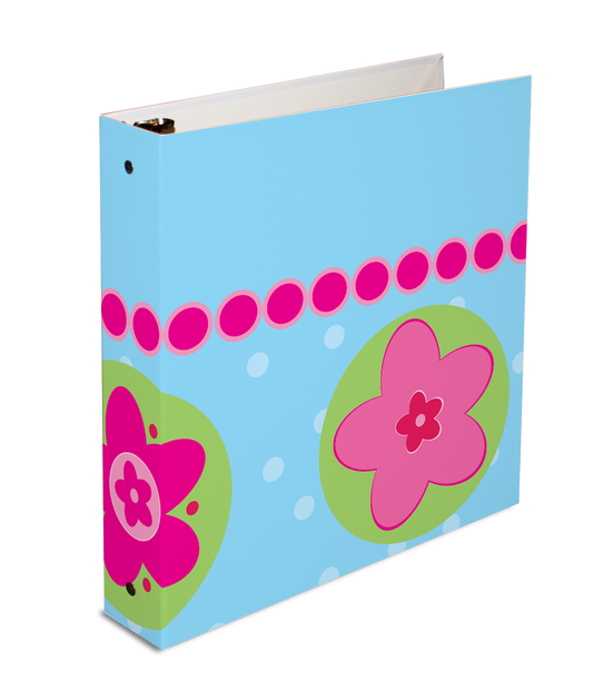 3-ring binder, personalized binder, 26x14 binder, loose leaf binder, kid's binder