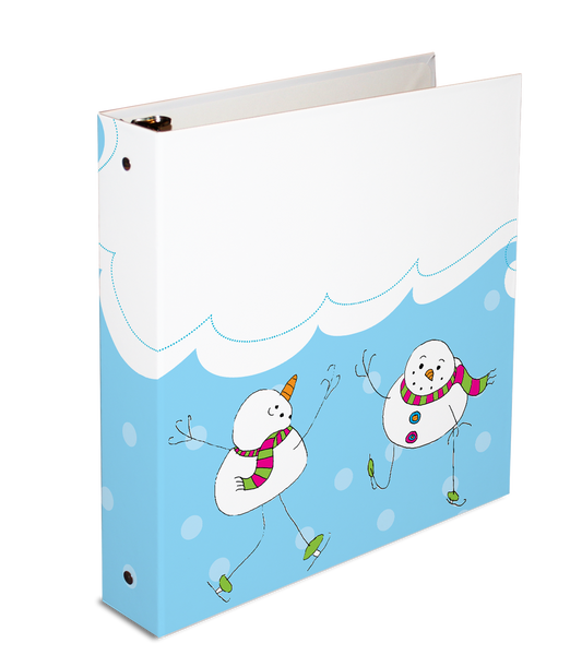 3-ring binder, personalized binder, 26x14 binder, loose leaf binder, kid's binder