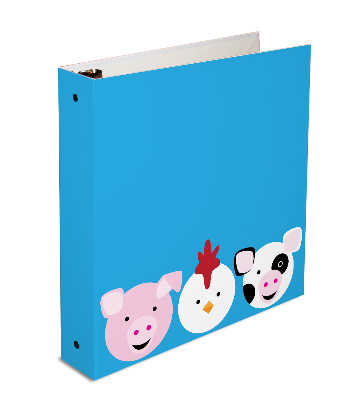 3-ring binder, personalized binder, 26x14 binder, loose leaf binder, kid's binder