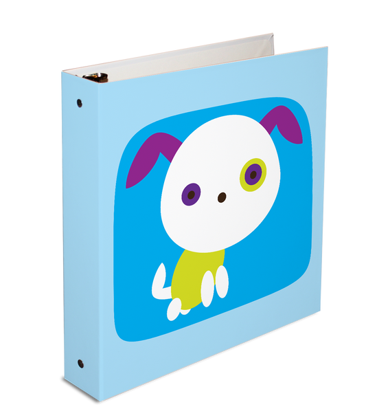 3-ring binder, personalized binder, 26x14 binder, loose leaf binder, kid's binder