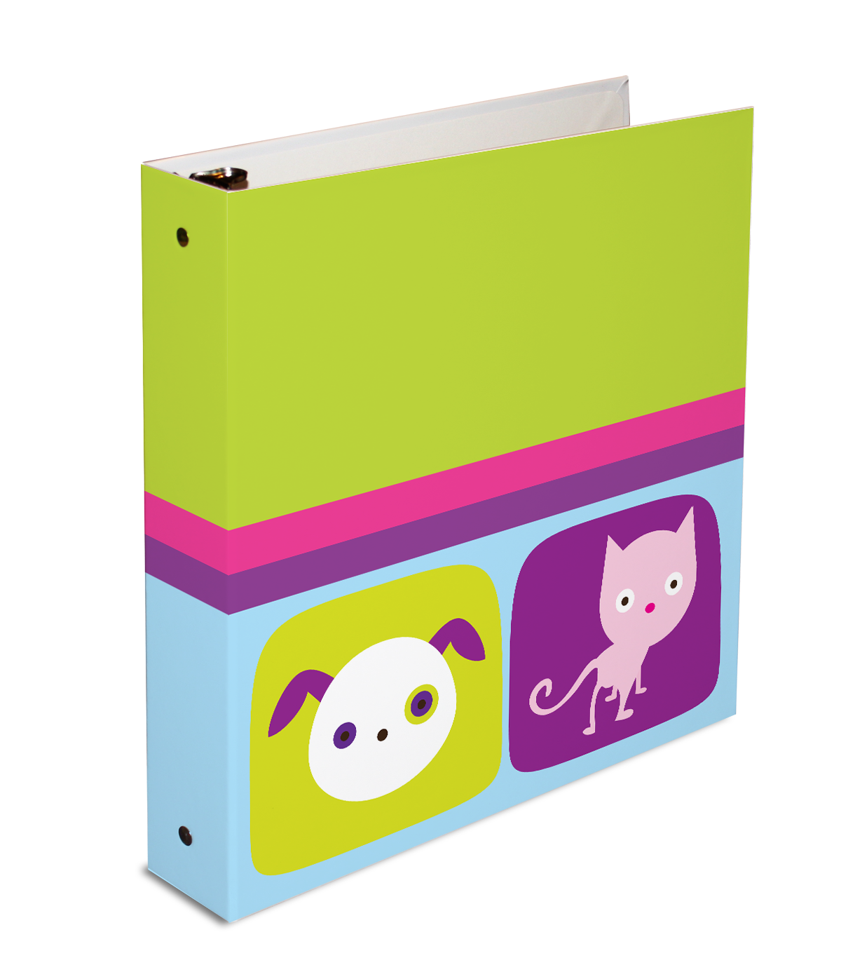 3-ring binder, personalized binder, 26x14 binder, loose leaf binder, kid's binder