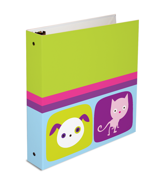 3-ring binder, personalized binder, 26x14 binder, loose leaf binder, kid's binder