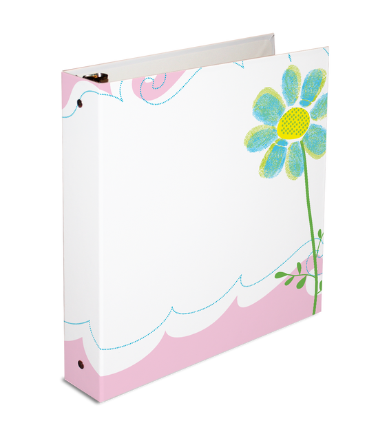 3-ring binder, personalized binder, 26x14 binder, loose leaf binder, kid's binder