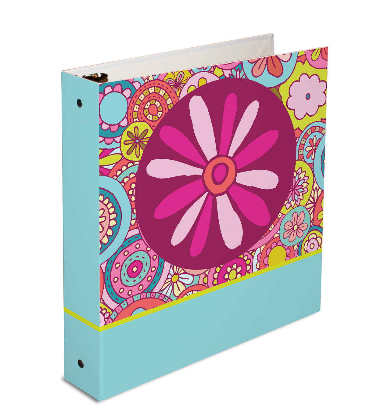 3-ring binder, personalized binder, 26x14 binder, loose leaf binder, kid's binder