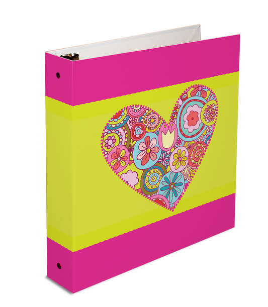 3-ring binder, personalized binder, 26x14 binder, loose leaf binder, kid's binder