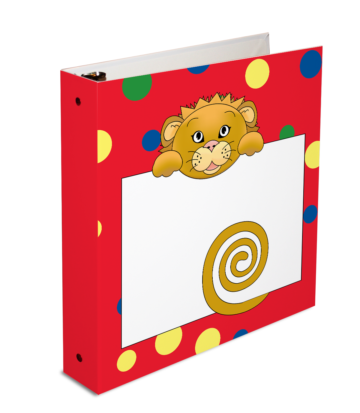 Jungle Animals Lion  3-Ring Binder