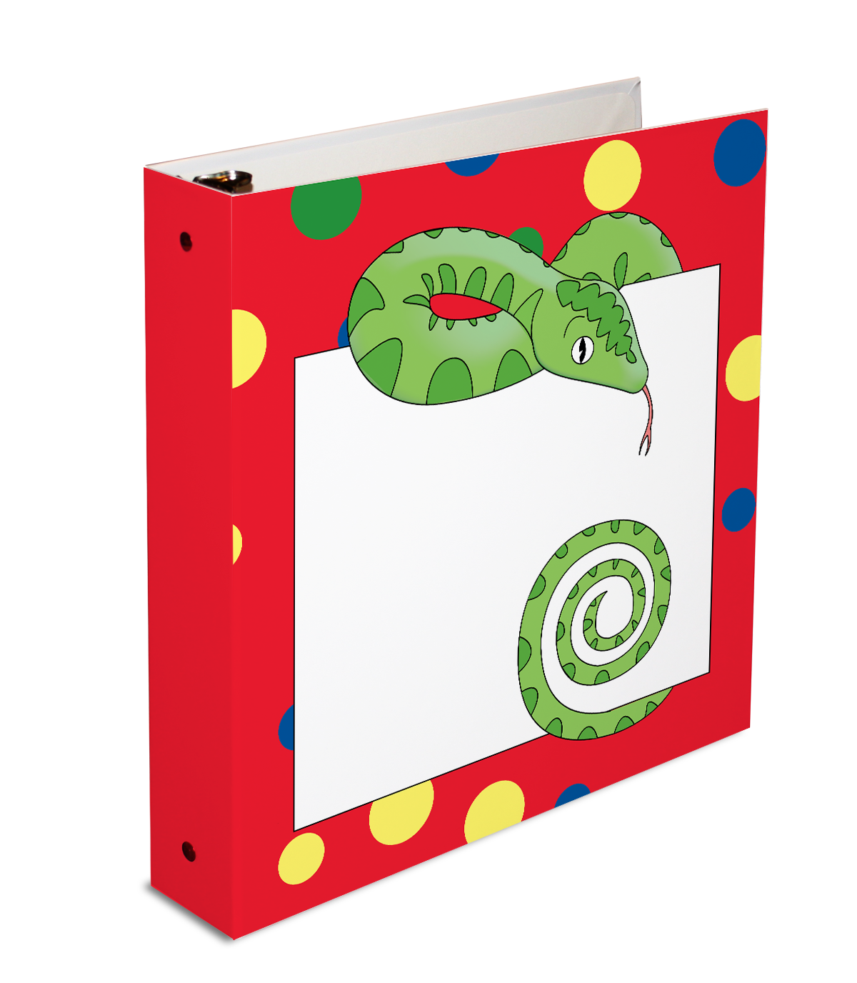 Jungle Animals Snake  3-Ring Binder