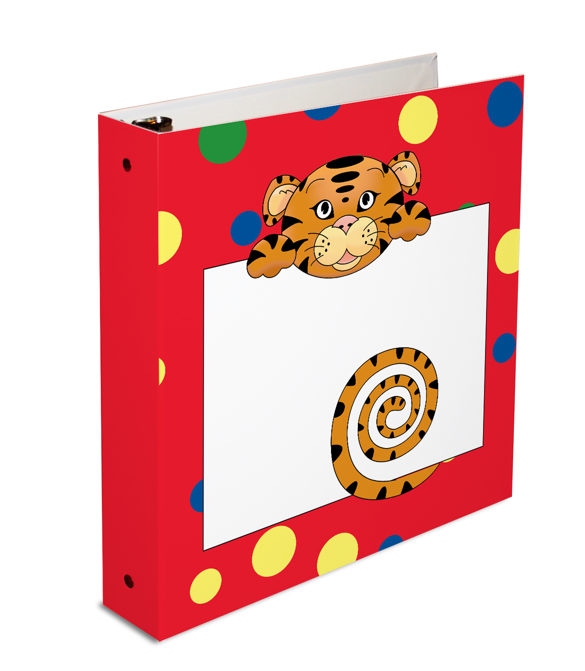 Jungle Animals Tiger  3-Ring Binder