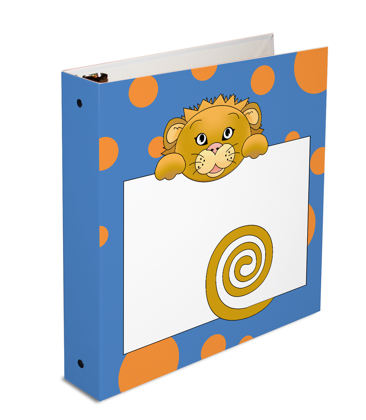 3-ring binder, personalized binder, 26x14 binder, loose leaf binder, kid's binder