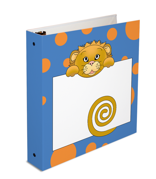 3-ring binder, personalized binder, 26x14 binder, loose leaf binder, kid's binder