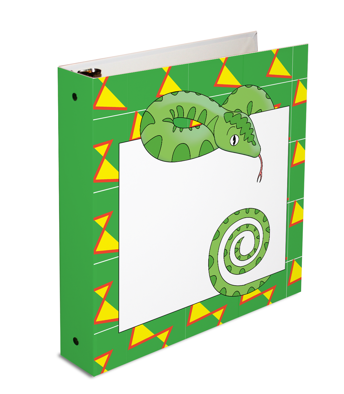 Jungle Animals Snake  3-Ring Binder