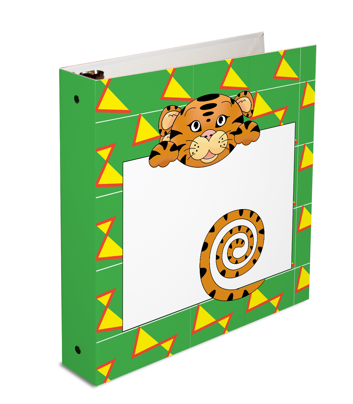 Jungle Animals Tiger  3-Ring Binder