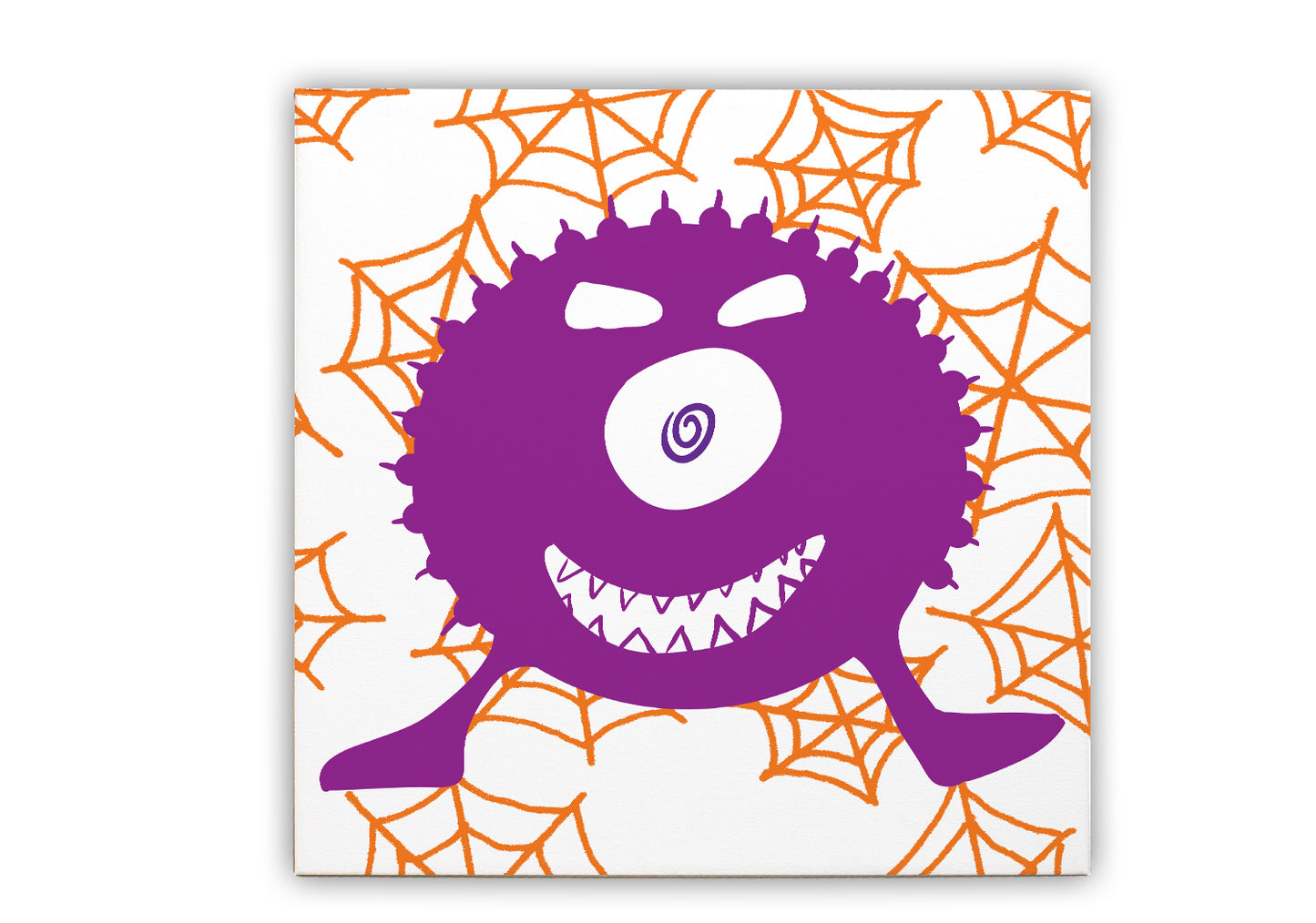 Violet Villian Canvas Wall Hanging