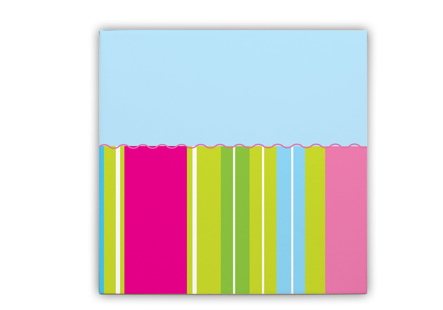 Floating Stripes Canvas Wall Hanging