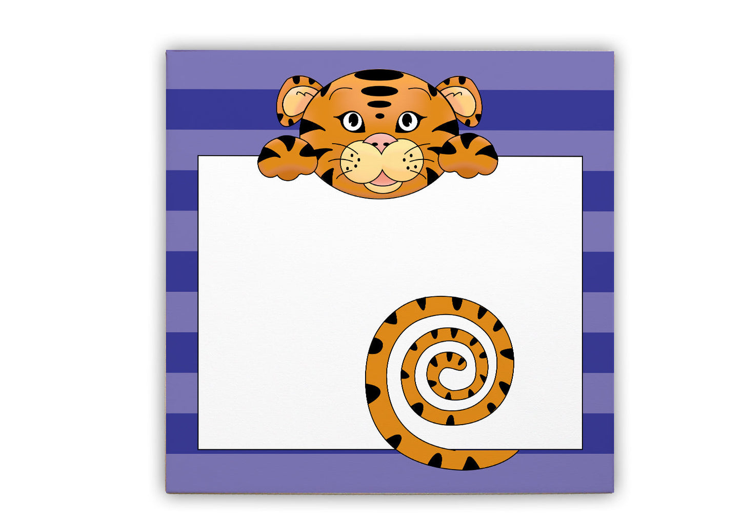 Jungle Animals Tiger Canvas Wall Hanging