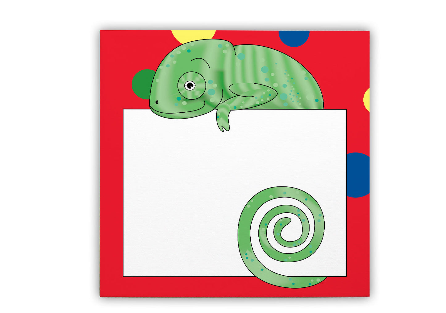 Jungle Animals Chameleon Canvas Wall Hanging