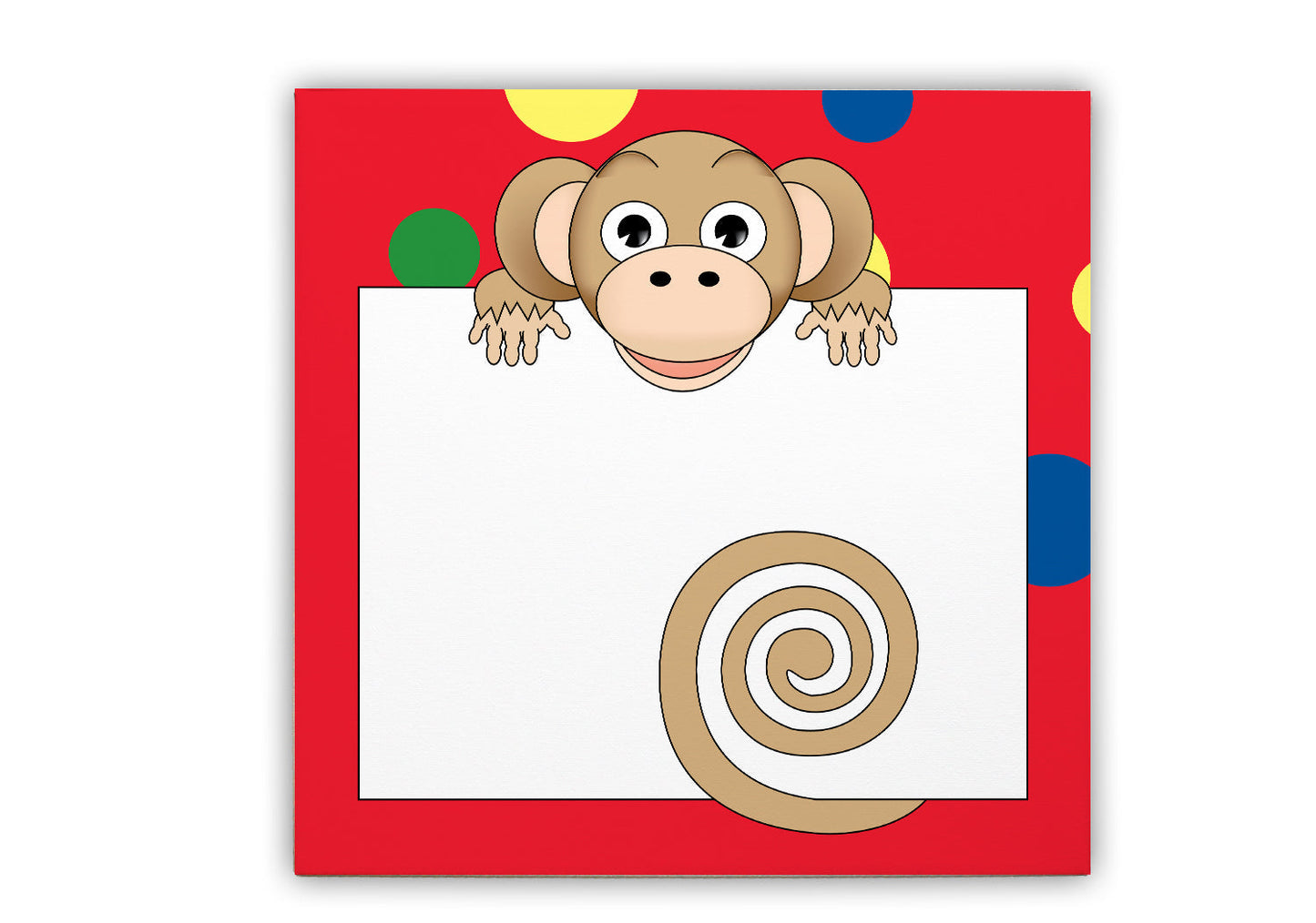 Jungle Animals Monkey Canvas Wall Hanging