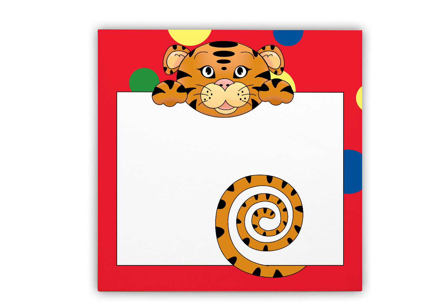 Jungle Animals Tiger Canvas Wall Hanging