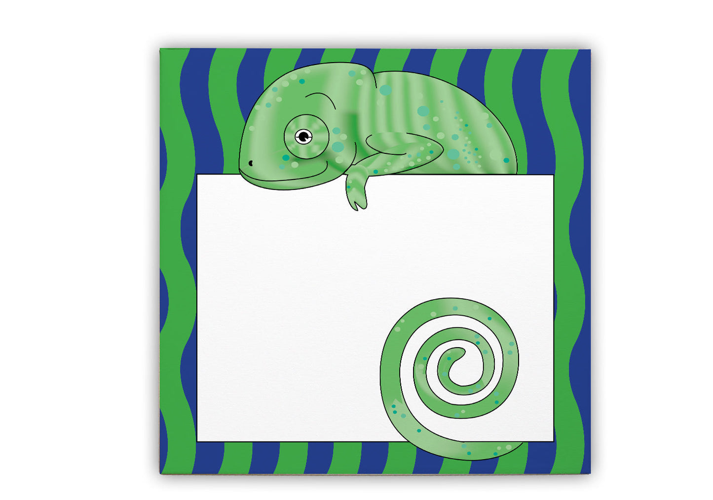 Jungle Animals Chameleon Canvas Wall Hanging