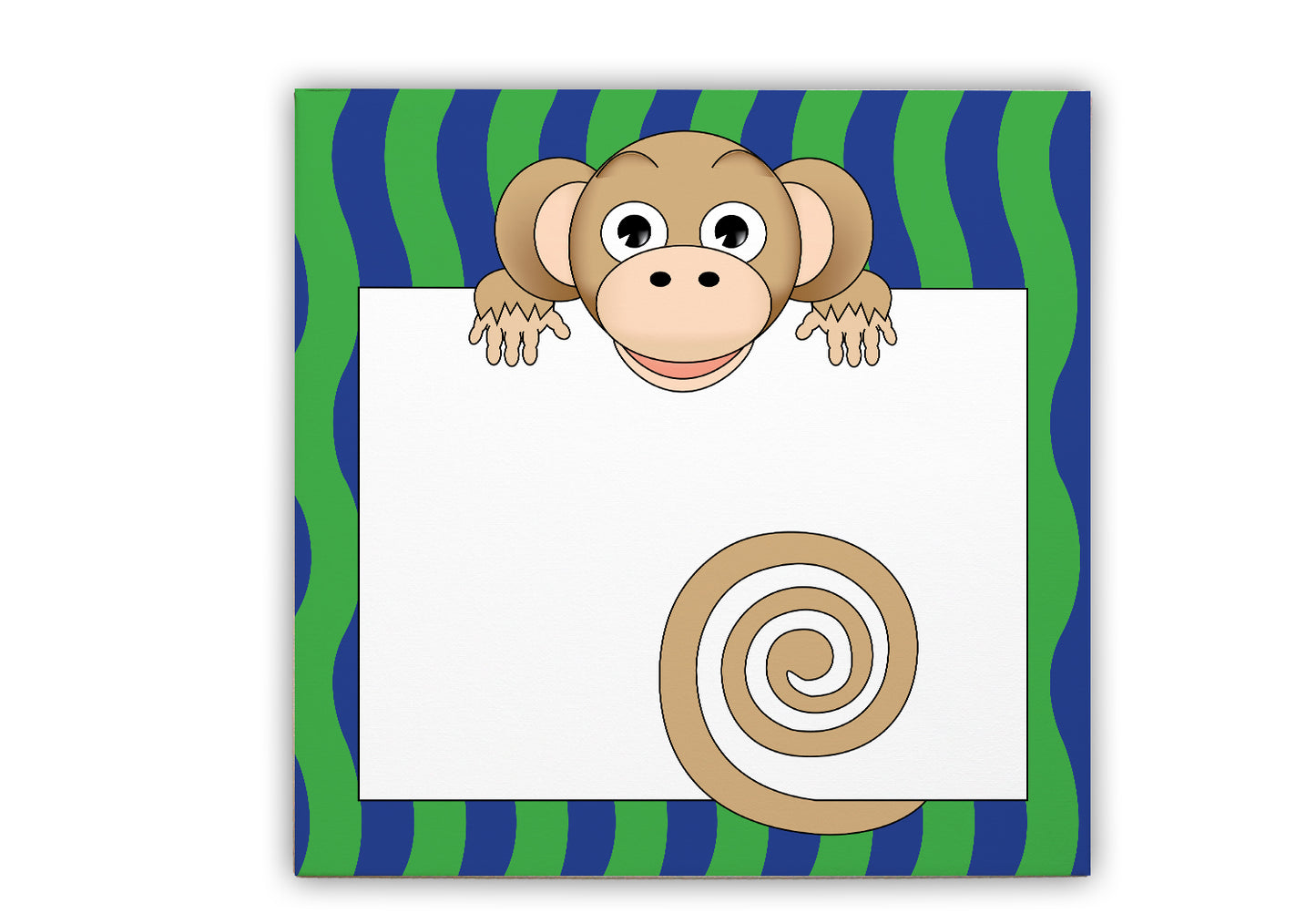 Jungle Animals Monkey Canvas Wall Hanging