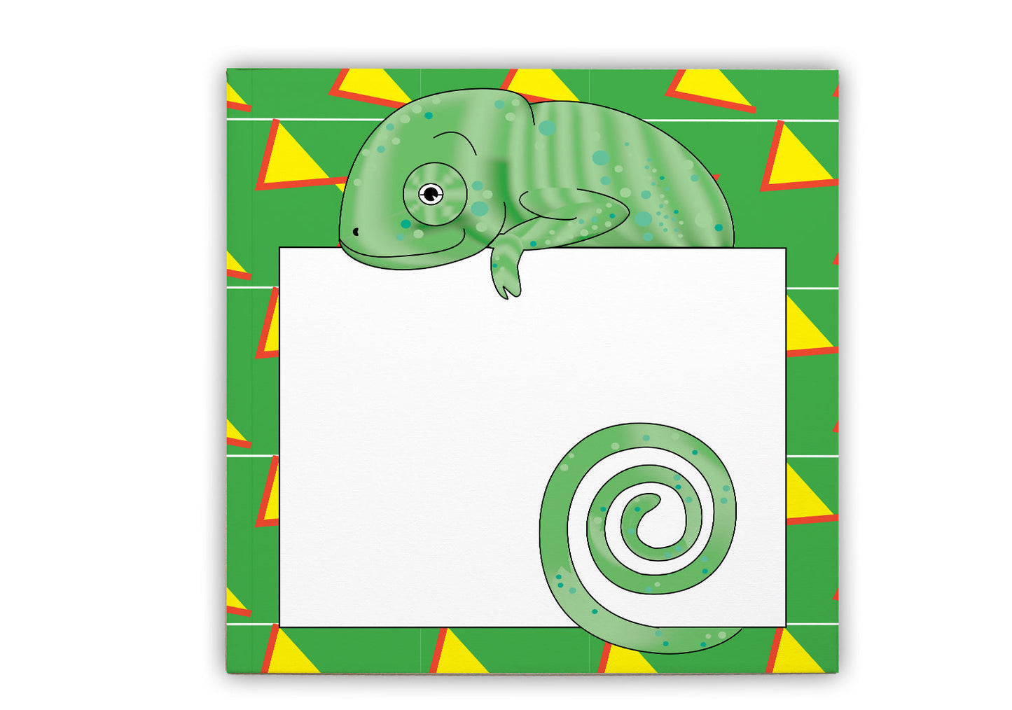 Jungle Animals Chameleon Canvas Wall Hanging