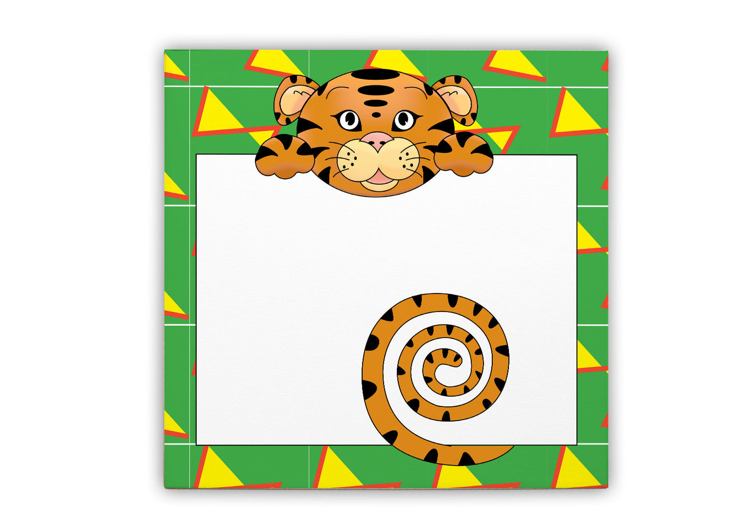 Jungle Animals Tiger Canvas Wall Hanging