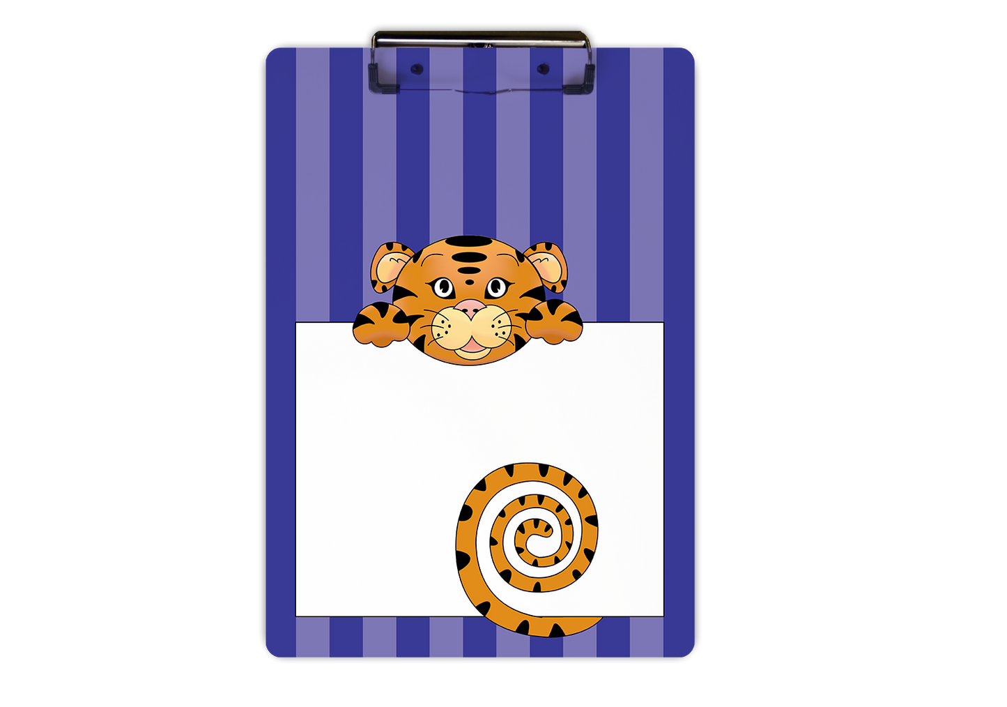 Jungle Animals Tiger Clipboard