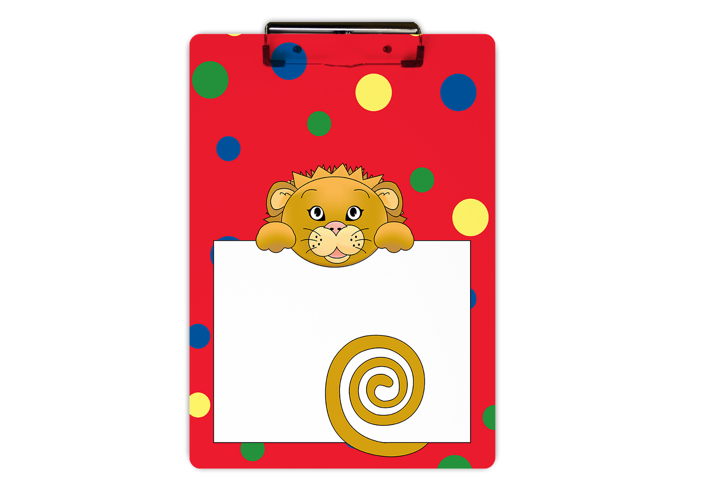 Jungle Animals Lion Clipboard