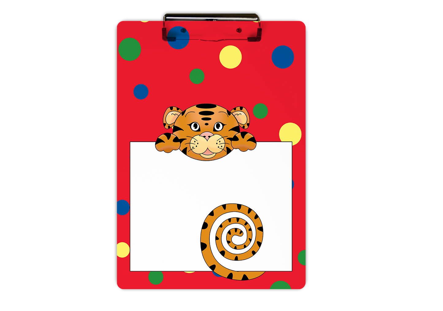 Jungle Animals Tiger Clipboard