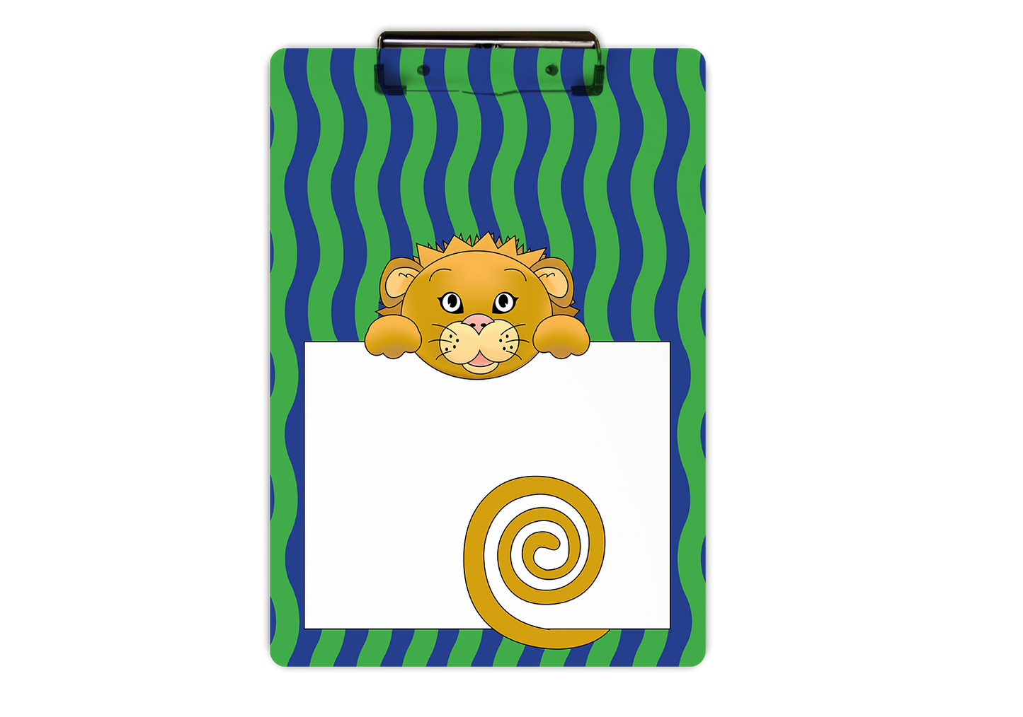 Jungle Animals Lion Clipboard