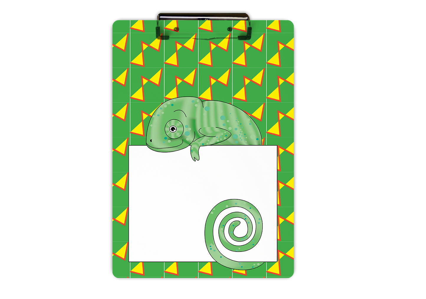 Jungle Animals Chameleon Clipboard