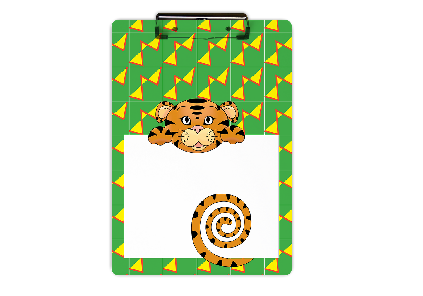 Jungle Animals Tiger Clipboard