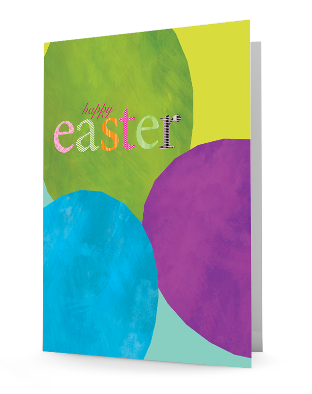 Easter folder, laminated folder, 2-pocket folder