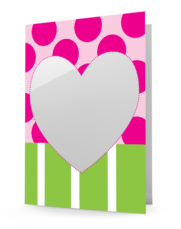 Laminated folder, 2-pocket folder, personalized folder