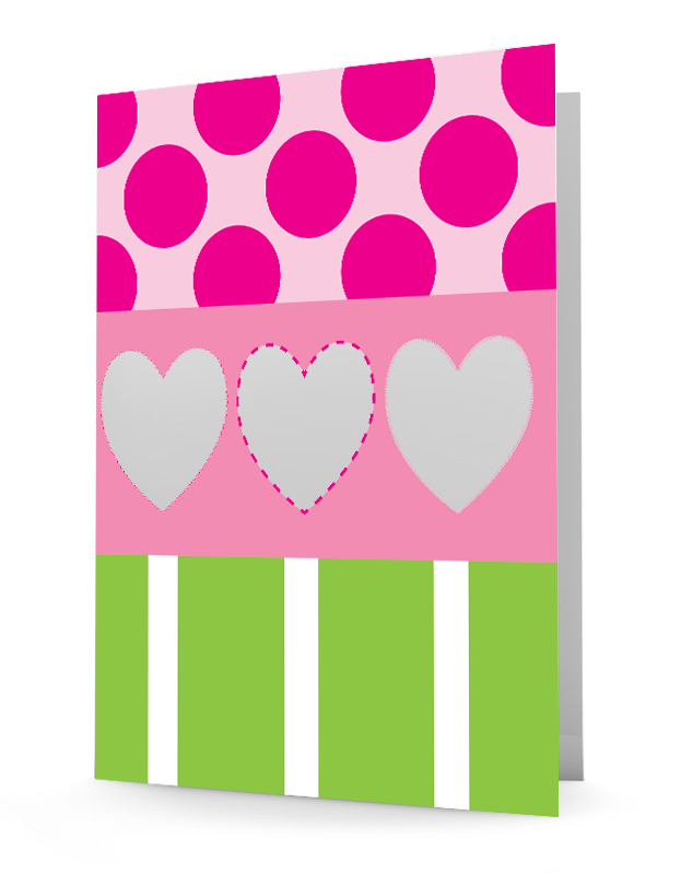 Laminated folder, 2-pocket folder, personalized folder