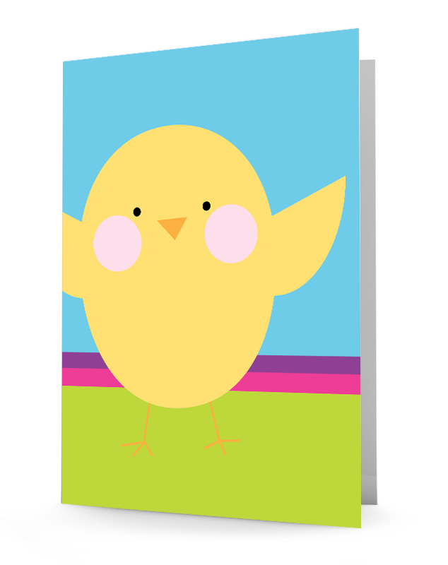 Chick Folder, 2-pocket folder, laminated folder