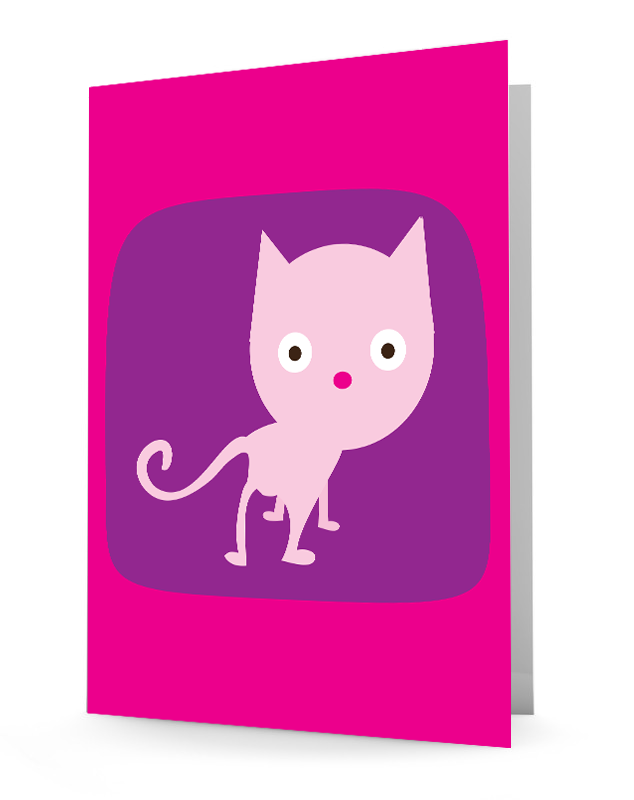 laminted folder, 2-pocket folder, kitty folder