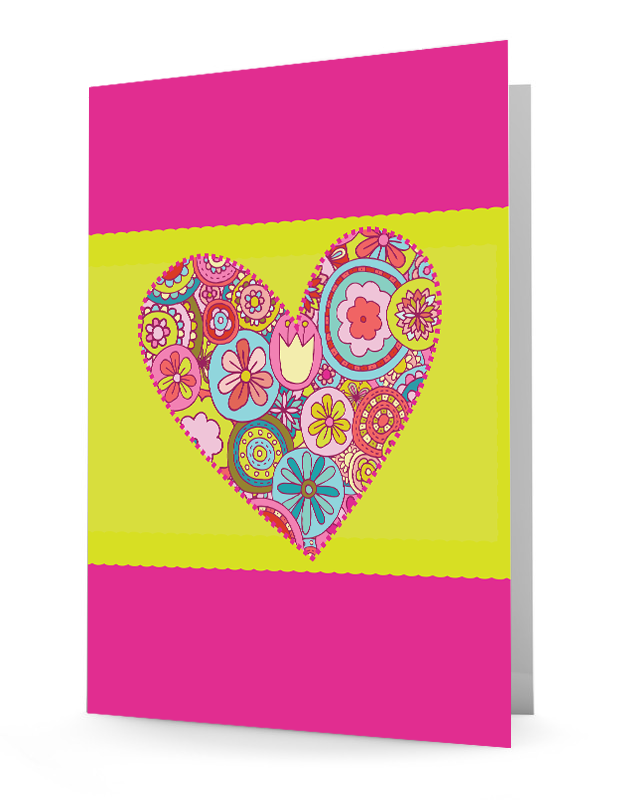 Laminated folder, 2-pocket folder, personalized folder