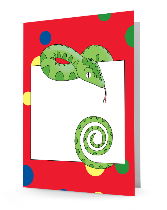 Jungle Animals Snake Folder