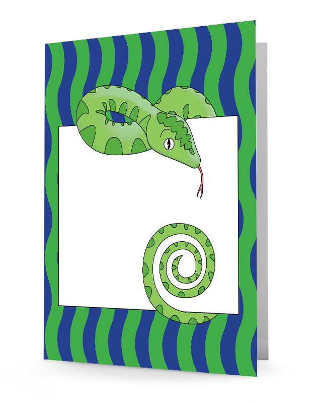 Jungle Animals Snake Folder