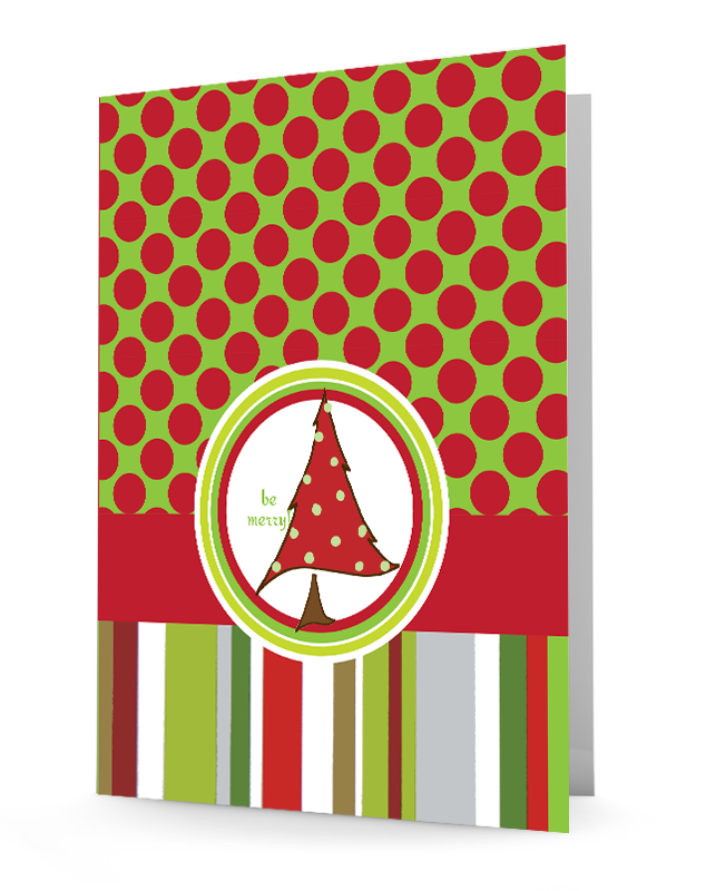 Christmas tree folder, personalized folder, 2-pocket folder, laminated folder