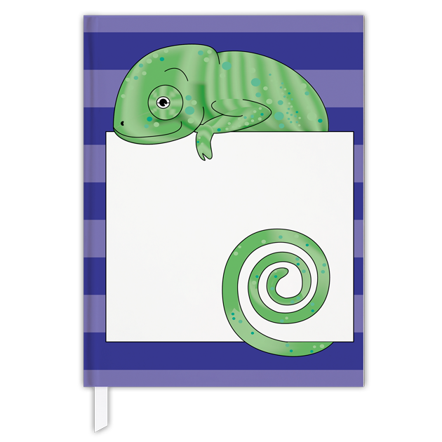 Jungle Animals Chameleon Journal