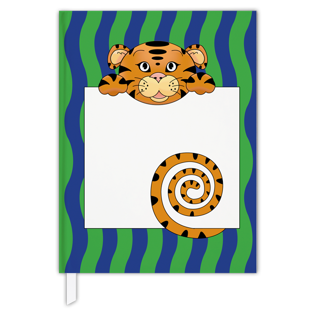 Jungle Animals Tiger Journal