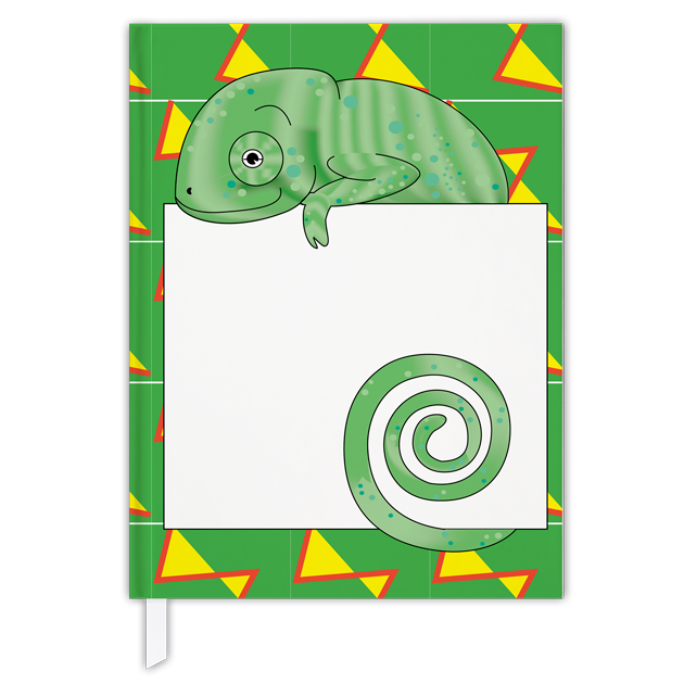 Jungle Animals Chameleon Journal